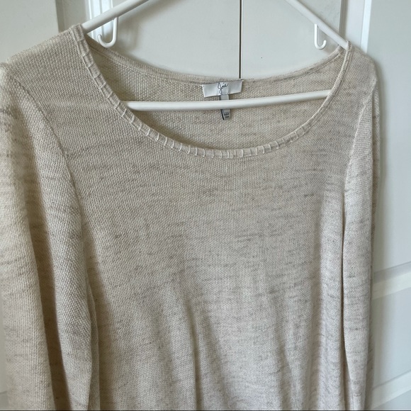 Joie Annalie Wool Linen Blend Fringed Sweater - Picture 5 of 12